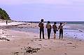 May 5, 1985 - Sandy Point State Reservation, Plum Islnad, Massachusetts.<br />Carl, Joyce, Eric, and Melody.