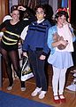 October 31, 1985 - Merrimac, Massachusetts.<br />Becky, Genie, and Melody.