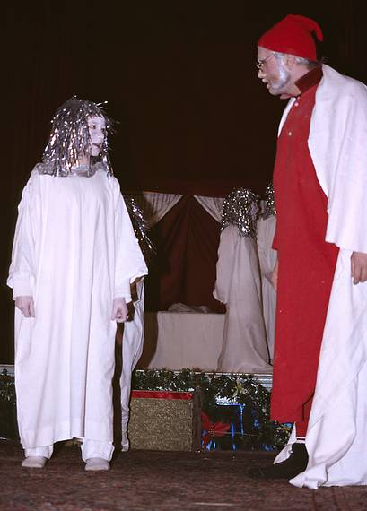 Dec. 1985 - Amesbury, Massachusetts.<br />A Christmas Carol Play.<br />Melody.