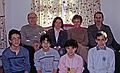 Dec. 28, 1985 - Merrimac, Massachusetts.<br />Carl, Egils, Eric, Joyce, Melody, Baiba, Julian, and Ronnie.