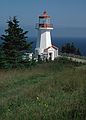 August 4-18, 1985 - , Gasp Peninsula, Quebec, Canada.<br />Forillon National Park.<br />Lighthouse on Cap Gasp.