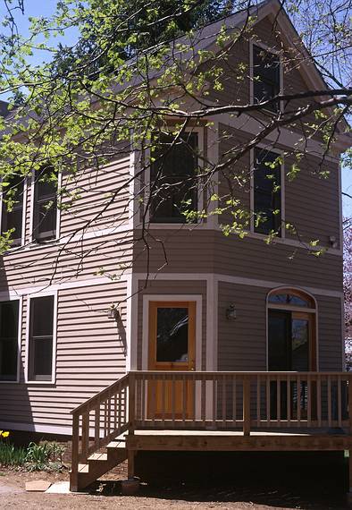 New addition to our house.<br />May 1986 - Merrimac, Massachusetts.