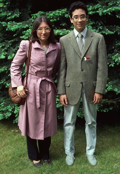 Joyce and Carl.<br />Memorial Day Celebration.<br />May 31, 1986 - Locust Street Cemetery, Merrimac, Massachusetts.