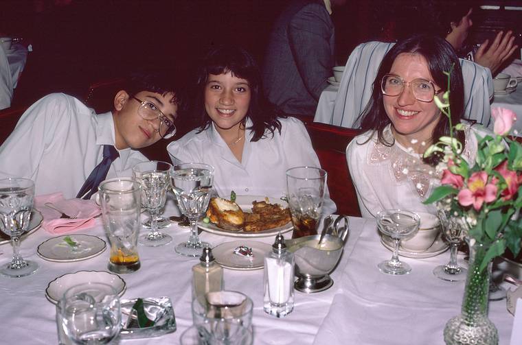October 26, 1986 - LANAM Club in Andover, Massachusetts.<br />Eric, Melody, and Joyce.