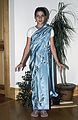 Nov. 16, 1986 - Merrimac, Massachusetts.<br />Melody in a sari.