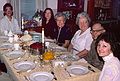 Nov. 27, 1986 - Thanksgiving at Marie's in Lawrence, Massachusetts.<br />Carl, Joyce, Marie and Aunt Fernande, Uncle Gerry, and their daughter Linda