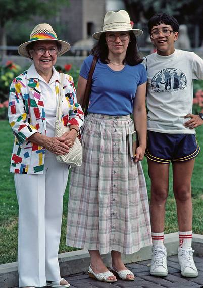 Marie, Joyce, and Eric.<br />July 22, 1986 - At the Denver Zoo, Colorado.