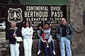 Marie, Joyce, Melody, Eric, and Egils.<br />July 23, 1986 - Berthoud Pass, Colorado.