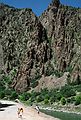 July 25, 1986 - Black Canyon of the Gunnison National Monument, Colorado.<br />Marie, Joyce, Carl, and Eric.