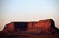 July 27, 1986 - Monument Valley, Utah/Arizona.<br />Eagle Mesa at sunset.