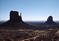 July 28, 1986 - Monument Valley, Arizona/Utah.<br />Left and Right Mittens.