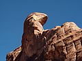 July 28, 1986 - Monument Valley, Arizona/Utah.<br />Thunderbird in Thunderbird Mesa.
