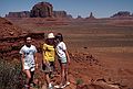July 28, 1986 - Monument Valley, Arizona/Utah.<br />Carl, Joyce, and Melody.
