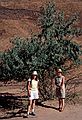 July 31, 1986 - Canyon de Chelly National Monument, Arizona.<br />Joyce and Marie.