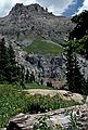 August 3, 1986 - Jeep ride in the mountains around Ouray, Colorado.<br />Cirque Mountain or Teakettle Peak?