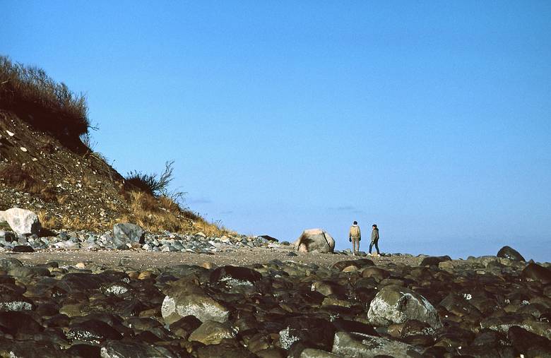 Feb. 7, 1987 - Sandy Point State Reservation, Plum Island, Massachusetts.<br />Eric's friend Nathan and Eric.