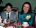 Feb. 14, 1987 - Andover, Massachusetts.<br />Tom and Kim's reception at the Rolling Green Inn.<br />Eric and Joyce.