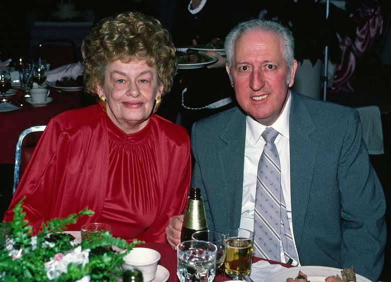 Feb. 14, 1987 - Andover, Massachusetts.<br />Tom and Kim's reception at the Rolling Green Inn.<br />Aunt Peg and Uncle Arthur.