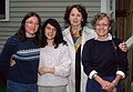 May 28, 1987 - Merrimac, Massachusetts.<br />Joyce. Melody, Anita, and Baiba.
