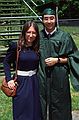 June 6, 1987 - West Newbury/Groveland, Massachusetts.<br />Carl's graduation from Pentucket Regional High School.<br />Joyce and Carl.