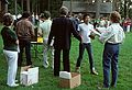 July 3, 1987 - Fish and Wildlife Camp west of Worcester, Massachusetts.<br />Eric receiving his certificate.