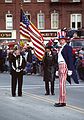 Dec. 5, 1987 - Merrimac, Massachusetts.<br />Santa Parade.<br />Uncle Sam.