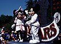 May 1, 1987 - Magic Kingdom at Walt Disney World, Orlando, Florida.<br />Minnie and Mickey.