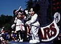 May 1, 1987 - Magic Kingdom at Walt Disney World, Orlando, Florida.<br />Minnie and Mickey.
