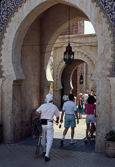 May 2, 1987 - Epcot Center at Walt Disney World in Orlando, Florida.<br />Archways in the Moroccan complex.