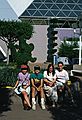 May 3, 1987 - Epcot Center at Walt Disney World in Orlando, Florida.<br />Melody, Eric, Joyce, and Carl.
