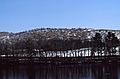 Feb. 28, 1988 - Merrimac, Massachusetts.<br />View of orchard on hill in West Newbury across the Merrimack River.
