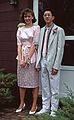 April 30, 1988 - Groveland, Massachusetts.<br />Marie and Eric before heading for the junior prom.