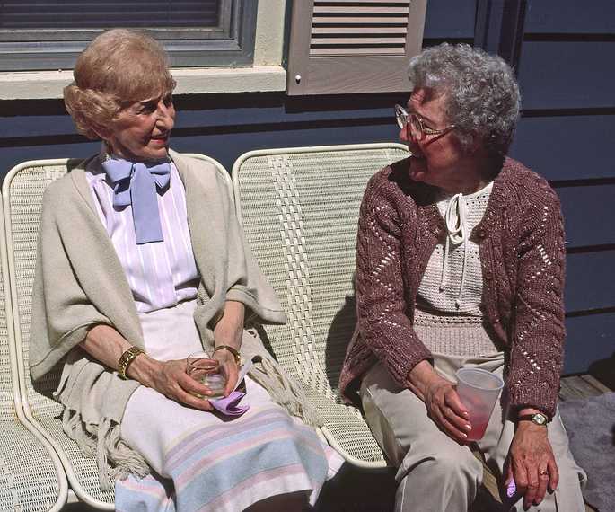 May 8, 1988 - At Tom and Kim's house in Amesbury, Massachusetts.<br />Kim's grandmother Joanne and Marie.