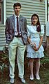 June 11, 1988 - Merrimac, Massachusetts.<br />Pete and Melody ready to head for the sophomore hop.