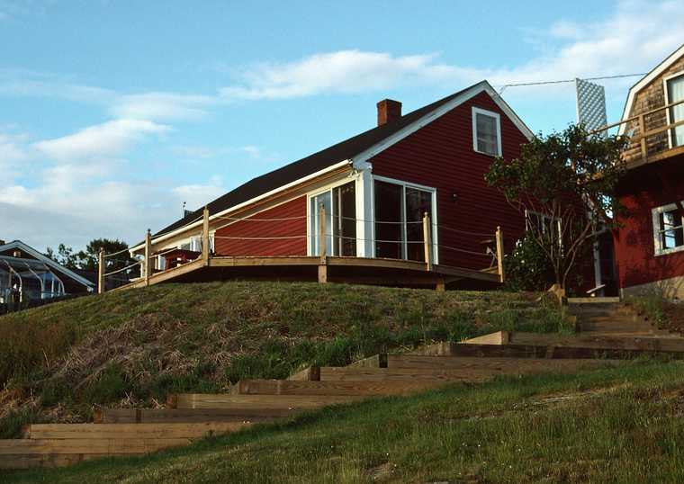 July 2-15, 1988 - Bailey Island, Maine.<br />Our rented cottage.
