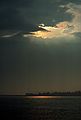 July 2-15, 1988 - Bailey Island, Maine.<br />A late afternoon storm as seen from the deck of the cottage.