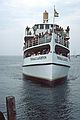 July 16, 1988 - Starr Island, New Hampshire.<br />Brian's and Anne's  wedding on Starr Island.<br />The ferry Thomas Laighton arriving to pick us up.