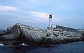 July 16, 1988 - On ferry from Starr Island to Portsmouth, New Hampshire.<br />Brian's and Anne's  wedding on Starr Island.<br />White Island (one of the Isles of Shoals) and its lighthouse as seen from ferry back to Porthsmouth.