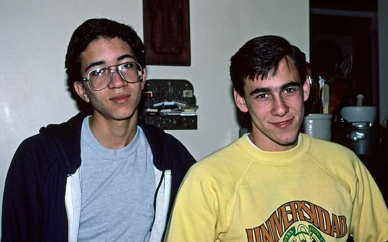 Dec. 27, 1988 - Baltimore, Maryland.<br />Eric and Julian.