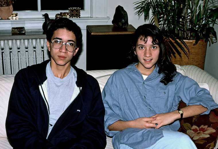 Dec. 27, 1988 - Baltimore, Maryland.<br />Eric and Melody.
