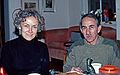 Dec. 27, 1988 - Baltimore, Maryland.<br />Baiba and Ronnie.