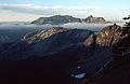 August 18, 1988 - Mt. Rainier Sunrise area at sunset, Washington.