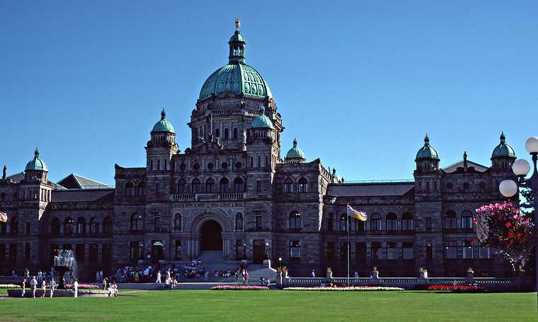 August 22, 1988 - Victoria, British Columbia, Canada.<br />Parliament Building.
