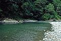August 24, 1988 - Somewhere along BC-4 on Vancouver Island, British Columbia, Canada.<br />A clear stream.