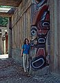 August 26, 1988 - Vancouver, Canada.<br />Museum of Anthropology at the University of British Columbia.<br />Joyce.