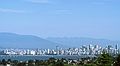 August 26, 1988 - Vancouver, British Columbia, Canada.<br />Vancouver skyline.