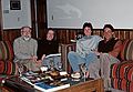 Jan, 1989 - At Oscar and Leslie's in North Andover, Massachusetts.<br />Egils, Joyce, Leslie, and Oscar.
