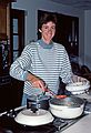 Jan, 1989 - At Oscar and Leslie's in North Andover, Massachusetts.<br />Leslie.
