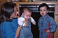 June 10, 1989 - Merrimac, Massachusetts.<br />Joyce, Michael, and TJ.