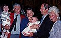June 25, 1989 - Lawrence, Massachusetts.<br />Michael's christening.<br />TJ, Kim's father Lou, Kim, Michael, Tom, and Kim's mother Pat.